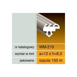 Uszczelka do drzwi i okien PCV i aluminium USZ155.18