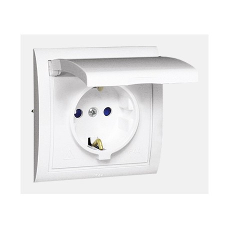 Gniazdko elektryczne z przesłoną XTIMMGSZ1B/11