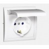 Gniazdko elektryczne z przesłoną XTIMMGSZ1B/11
