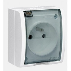 Gniazdko elektryczne hermetyczne z klapką XTIMAQGZ1/11A