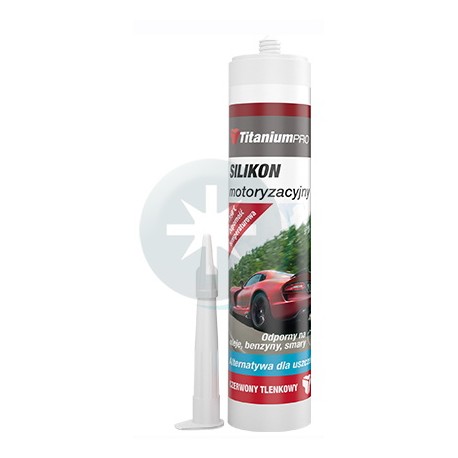 Silikon motoryzacyjny czerwony 300ml WSILMOT-01