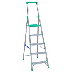 Drabina aluminiowa wolnostojąca 4+1 DRA1204