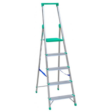 Drabina aluminiowa wolnostojąca 4+1 DRA1204