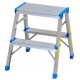 Drabina aluminiowa taboret 1 stopień DRA8001