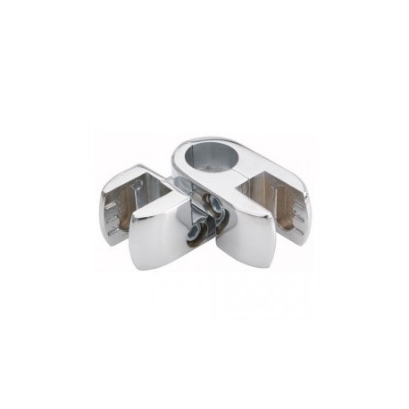 Złącze podwójne kątowe - Ø 25 chrom SZ553CHM