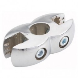 Złącze podwójne - Ø 25 chrom SZ551CHM