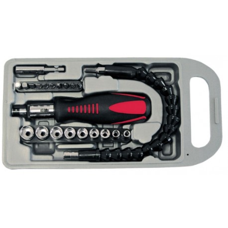 Komplet wkrętaków z grzechotką 23 części X10008