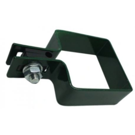 Obejma panelowa końcowa 80x80mm zielona OSI-OBE24