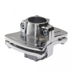 Wspornik półki dwustronny - Ø 25 chrom SZ596CHM