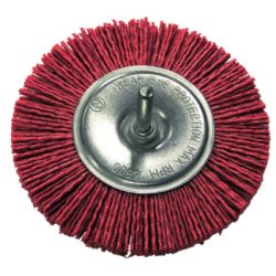 Szczotka tarczowa nylon z trzpieniem fi 75mm X32907