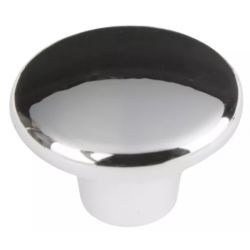 Gałka meblowa plastikowa chrom 189GAL16