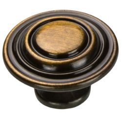 Gałka meblowa metalowa KAPELUSZ patyna 189GAL20