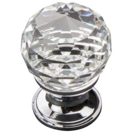 Gałka meblowa kryształ KULA MAŁA fi25 189GAL3