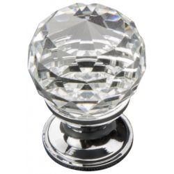 Gałka meblowa kryształ KULA DUŻA fi30 189GAL4