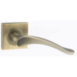 Klamka drzwiowa TORA rozeta kwadratowa 189KLA48