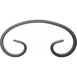 Element skrętny z płask. 12x6mm 150x75mm ART10027