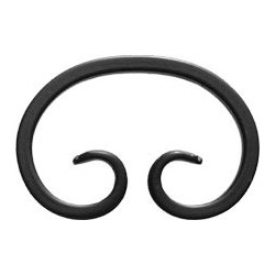 Element skrętny z płask. 12x6mm 90x61mm ART10030