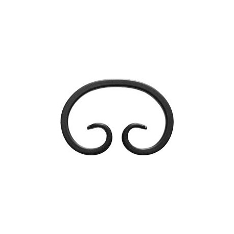 Element skrętny z płask. 12x6mm 90x61mm ART10030