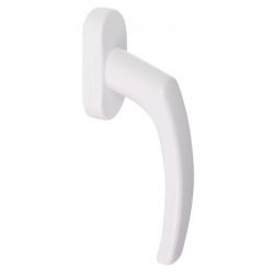 Klamka okienna plastikowa biała OO-GD-003