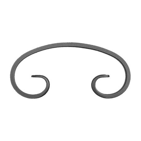 Element skrętny z płask. 12x6mm 160x75mm ART10034