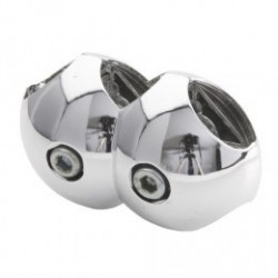 Złącze potrójne równoległe - Ø 16 chrom SZ16.304