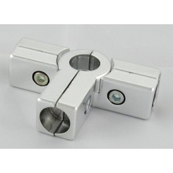 Złącze trzyramienne - Ø 16 chrom SZ16.362