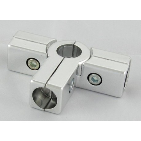 Złącze trzyramienne - Ø 16 chrom SZ16.362