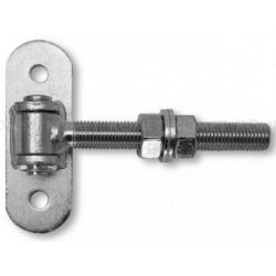 Zawias regulowany M16 z blachą montażową 115x40x5 ZAW230.81