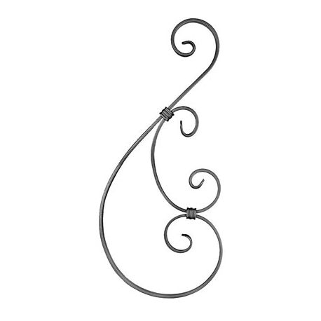 Element skrętny S z płask. 12x6mm 225x500mm ART10156