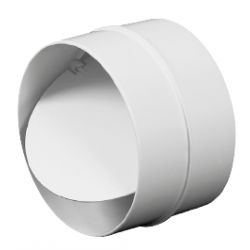 Łącznik kanałów okrągłych fi 100 z zaworem zwrotnym AWKO100-22