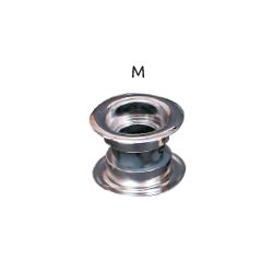 Tuleja wentylacyjna do drzwi wewnętrznych fi 55mm srebrna AWT14KMS