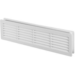 Kratka wentylacyjna do drzwi wewnętrznych 460x135mm biała AWT15