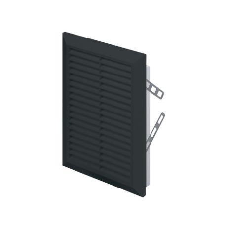 Kratka wentylacyjna 165x235mm czarna AWT26CZ