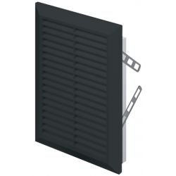 Kratka wentylacyjna 170x170mm grafitowa AWT40GR