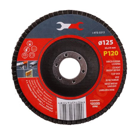 Tarcza ścierna listkowa fi 125mm „120” XS22212