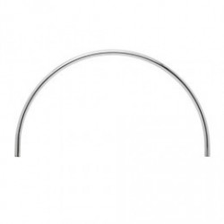 Półkole - Ø 25 chrom SZ515B