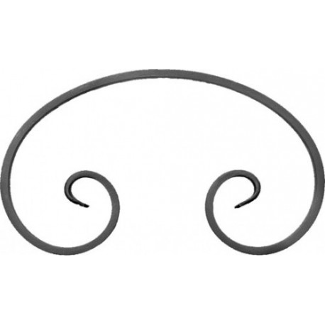 Element skrętny z płask. 12x6mm 220x126mm ART10038