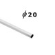 Rura okrągła - Ø 20 chrom SZ900/3CH