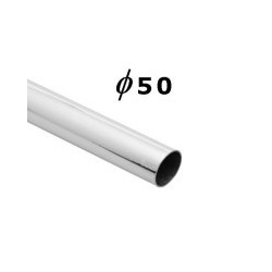 Rura okrągła - Ø 50 chrom gr.1,2 SZAC901A300CH