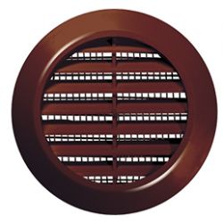 Kratka wentylacyjna MINI-AWENT fi 80mm brązowa AWT74BR