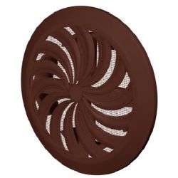 Kratka wentylacyjna CLASSIC Ø II 160mm brązowa AWT86BR