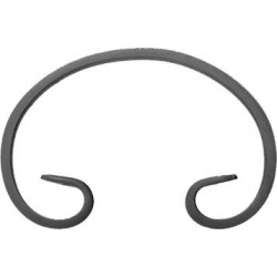 Element skrętny z płask. 12x6mm 145x95mm ART10042