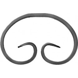 Element skrętny z płask. 12x6mm 123x81mm ART10043