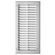 Kratka wentylacyjna bez kołnierza 150x310mm biała AWTK8