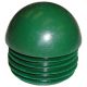 Zaślepka półkolista calowa 1 1/2" zielona TULZAS1.1/2ZP
