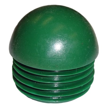 Zaślepka półkolista calowa 1 1/2" zielona TULZAS1.1/2ZP