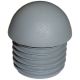 Zaślepka półkolista calowa 1 1/4" szara TULZAS1.1/4SP