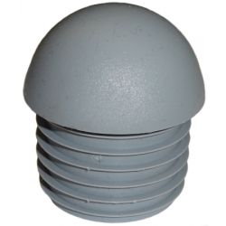 Zaślepka półkolista calowa 1 1/4" szara TULZAS1.1/4SP