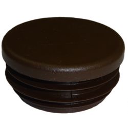 Zaślepka okrągła calowa 1 1/4" brązowa TULZAS1.1/4BR