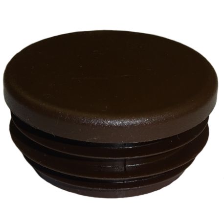 Zaślepka okrągła calowa 1 1/4" brązowa TULZAS1.1/4BR